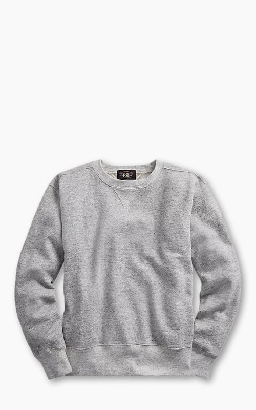 RRL Double V Crewneck Sweatshirt Grey