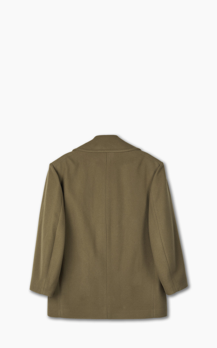 Lemaire Maxi Pea Coat In Black | ModeSens