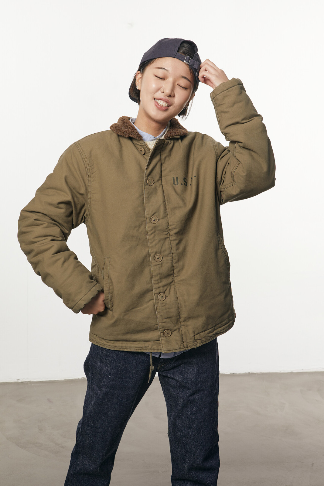 Military Surplus N 1 Deck Jacket Olive Drab Cultizm