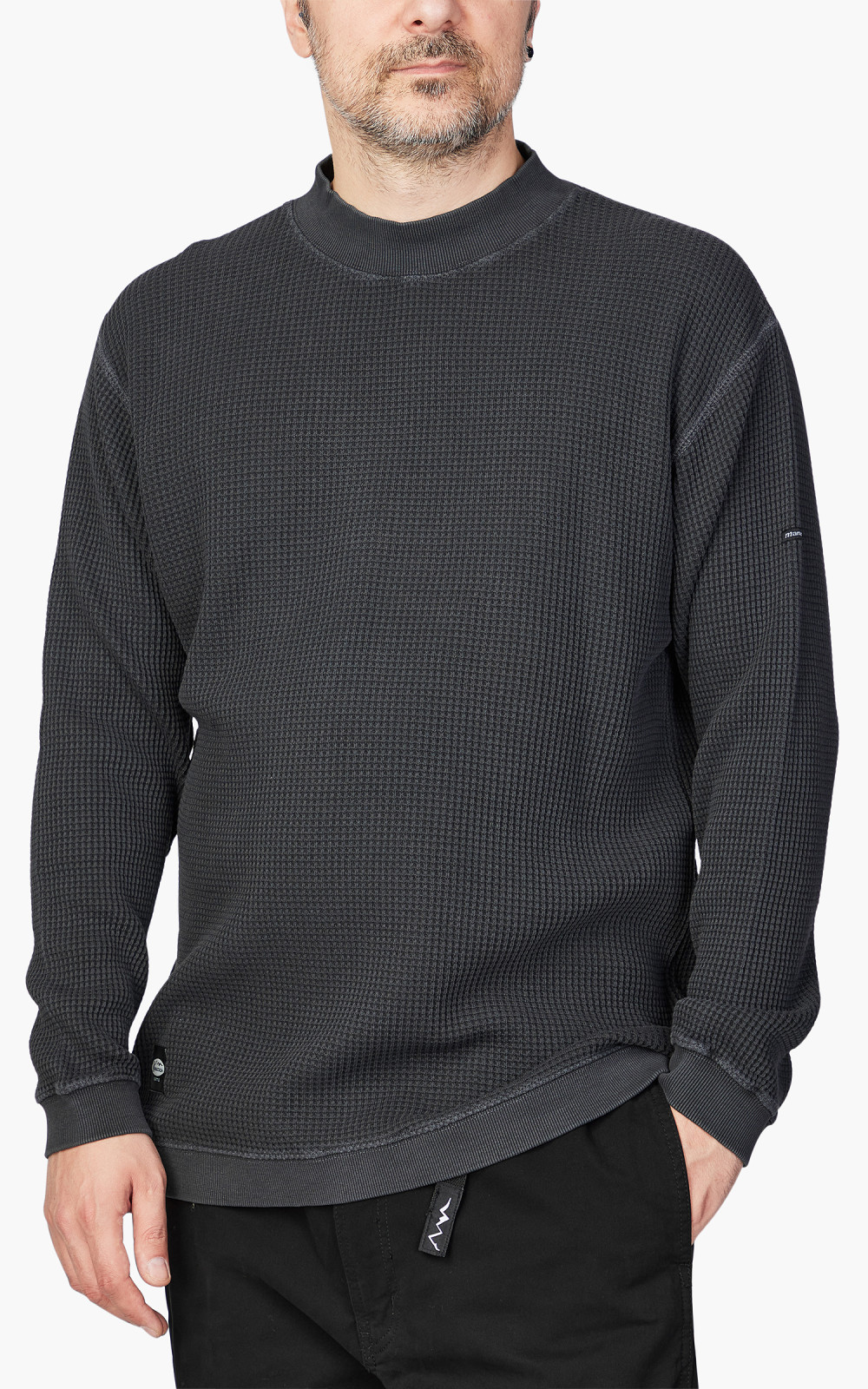 Manastash Heavy Snug Thermal Mock Neck Black | Cultizm