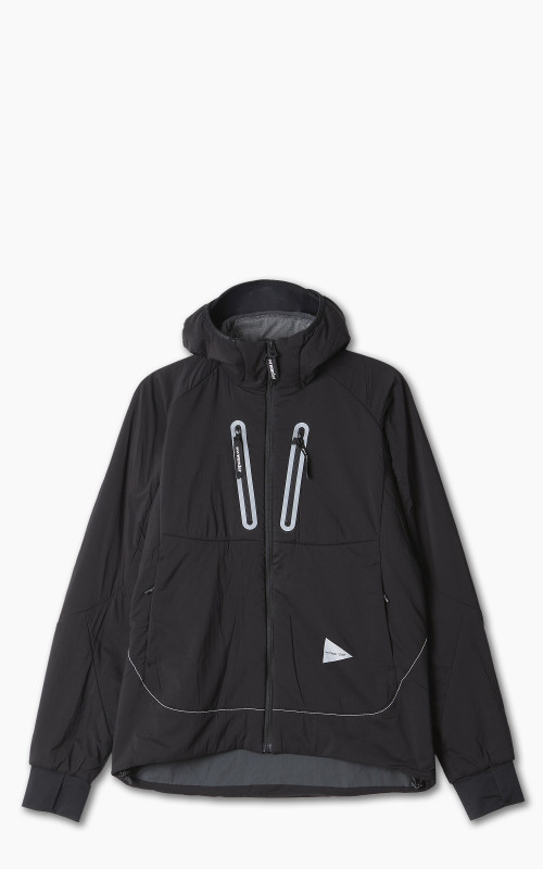 and wander Alpha Air Hoodie Black