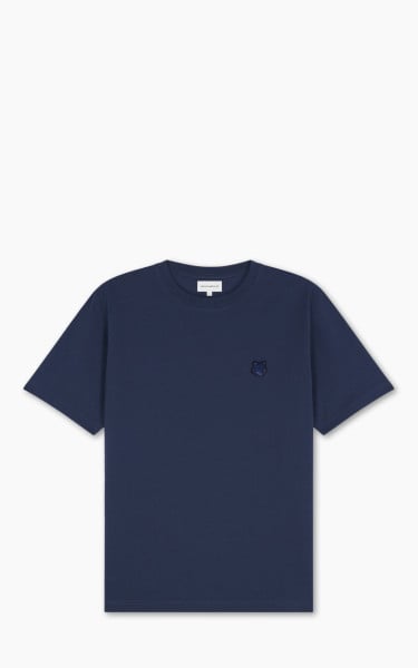 Maison Kitsuné Bold Fox Head Patch Comfort T-Shirt Ink Blue