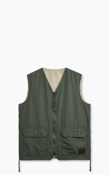 Taion Military Reversible V-Neck Vest Olive