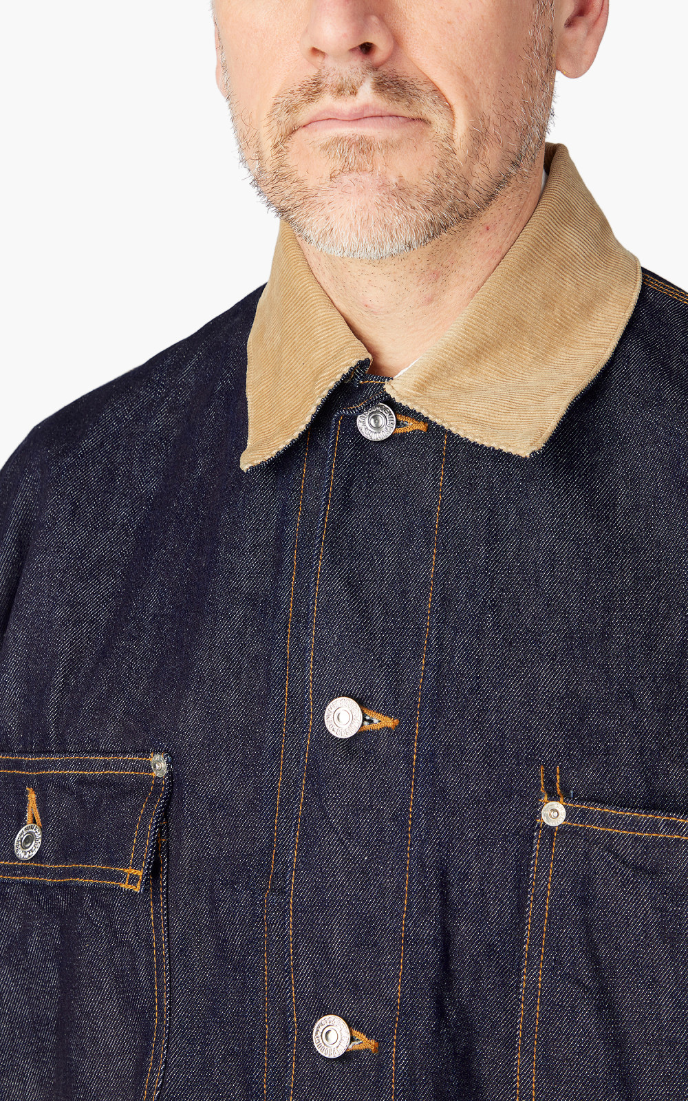ジャケット・アウター orslow coverall denim loose fit orSlow 1940's Coverall in One Wash Curated at Jake and Jones