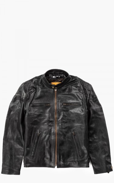 Shangri-La Heritage Café Racer Leather Jacket Black