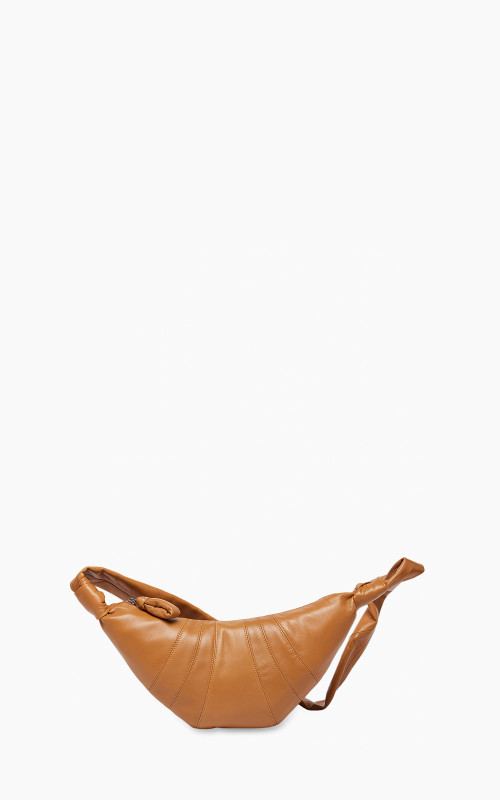 Lemaire Small Croissant Bag Nappa Leather Sugar Brown | Cultizm