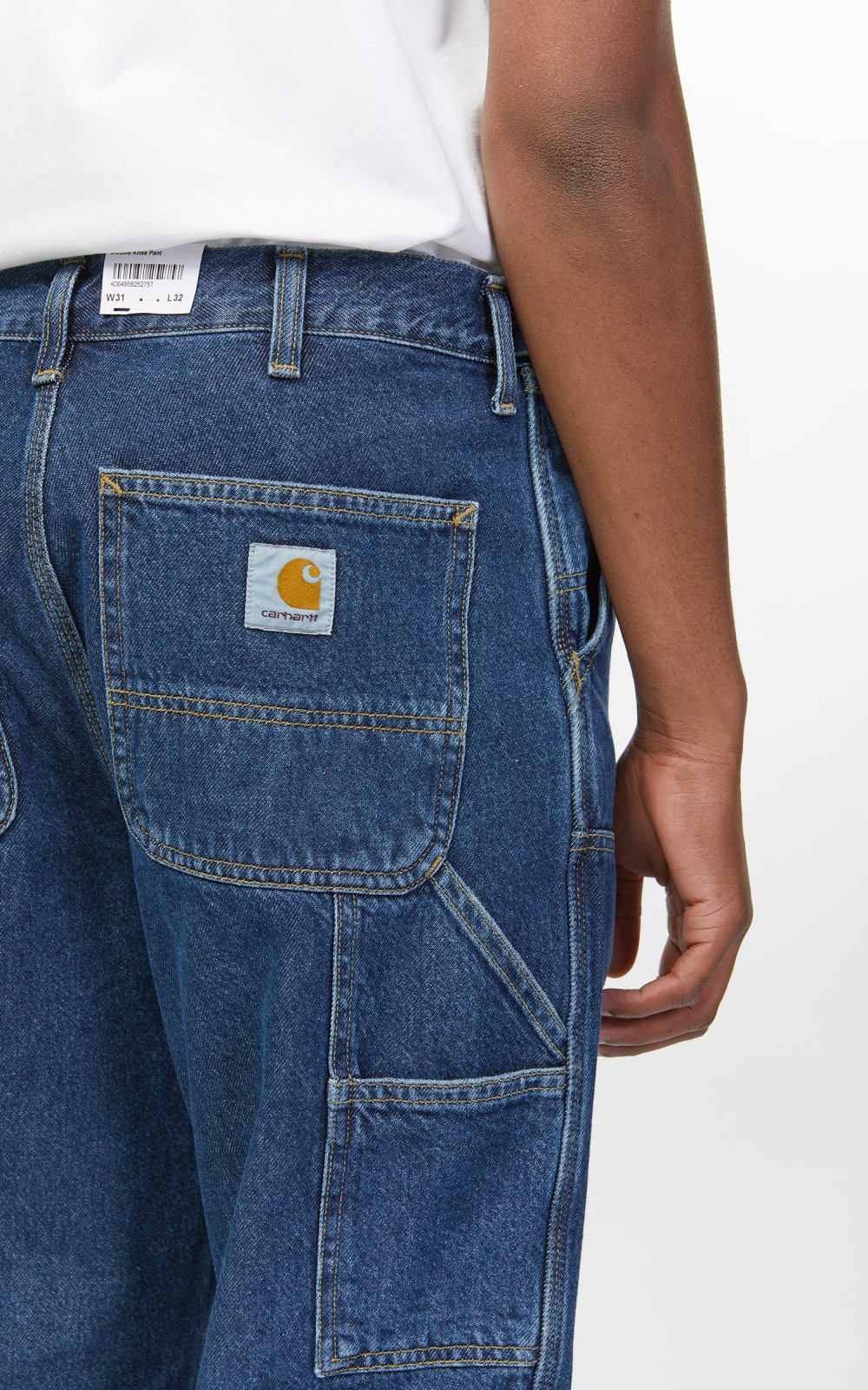 Carhartt ダブルニー 34x32 Blue（Stone Washed） CARHARTT WIP SINGLE KNEE PANT DENIM BLUE STONE WASHED 34X32