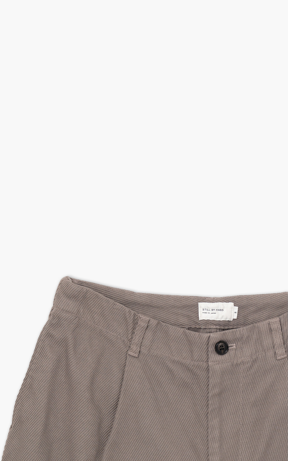 Still By Hand Garment Dyed Wide Pants Greige | Cultizm