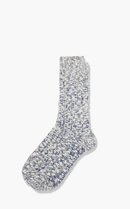 Anonymous Ism Socks Light Slub Crew Navy 16790000-49