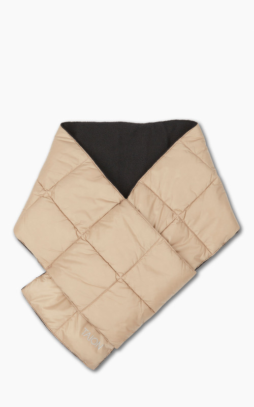 Taion Basic Down Scarf Beige