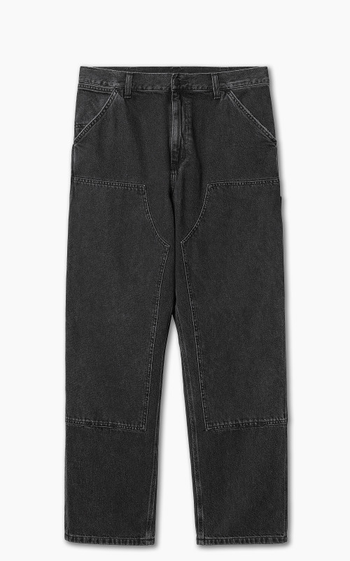 Carhartt WIP Double Knee Pant Fairfield Denim Heavy Stone Washed Black