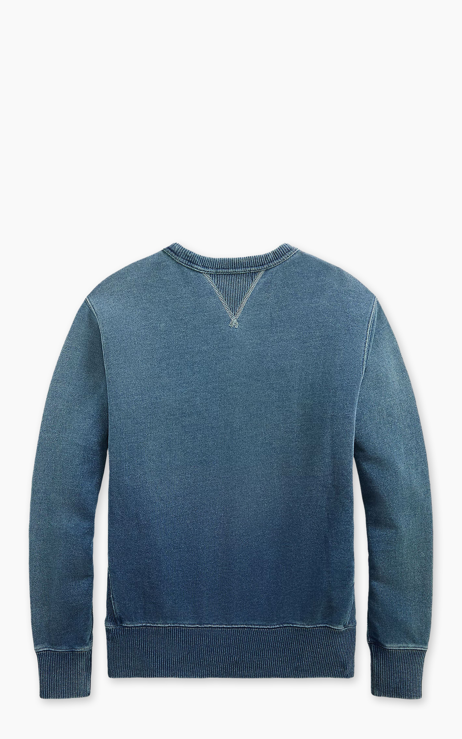 カジュアル使いに★【RRL】Indigo French Terry スエットシャツ Indigo French Terry Sweatshirt by RRL on Sale