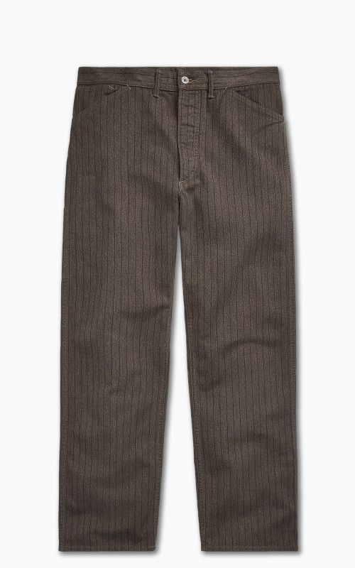 RRL Striped Jaspe Twill Field Trouser Black/White