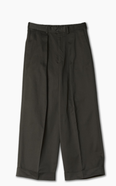 Markaware Pleated Wide Trousers Charcoal