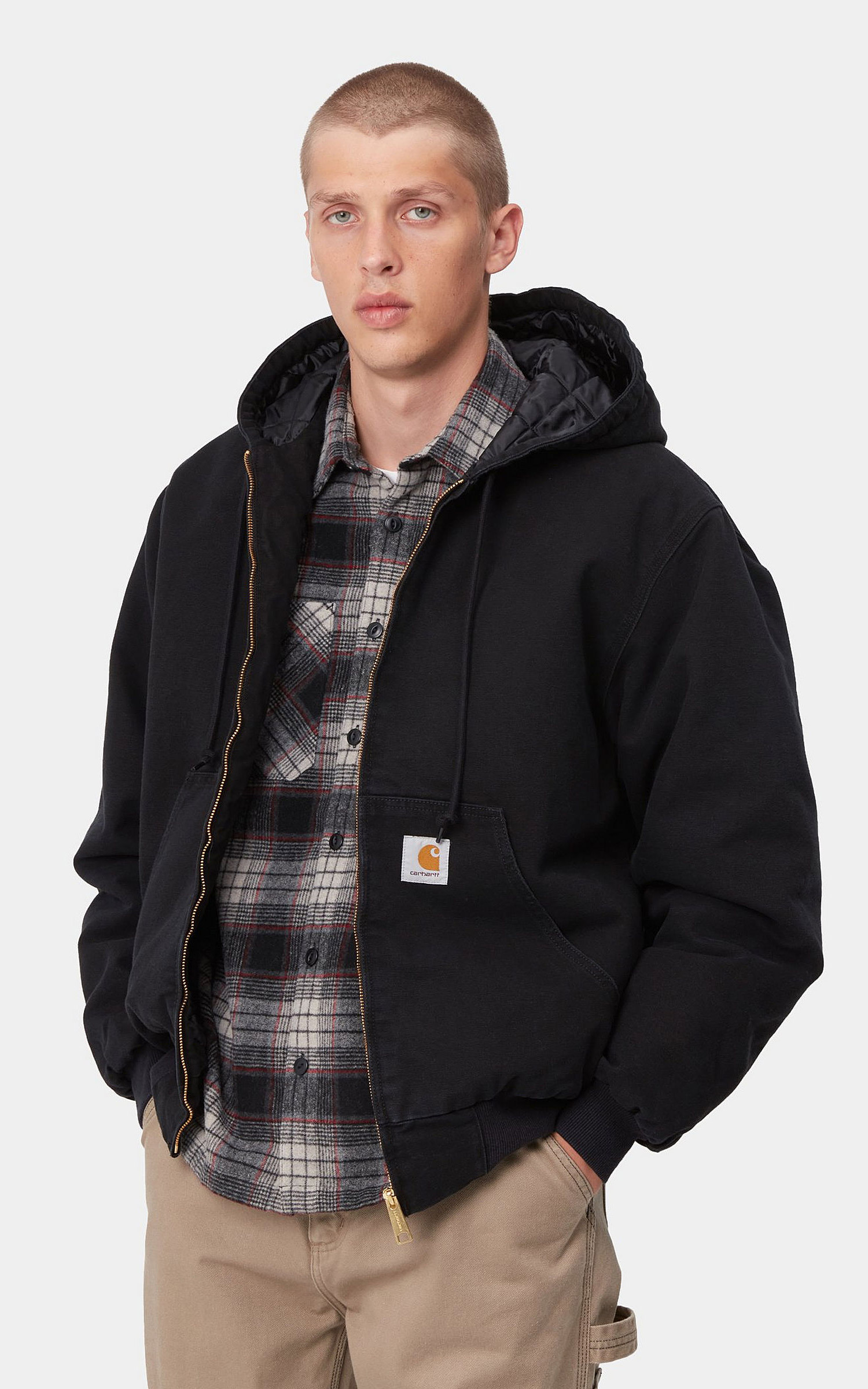 Carhartt-WIP OG Active Jacket (Organic Cotton) Black Aged ...