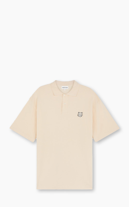 Maison Kitsuné Bold Fox Head Patch Oversize Polo Paper