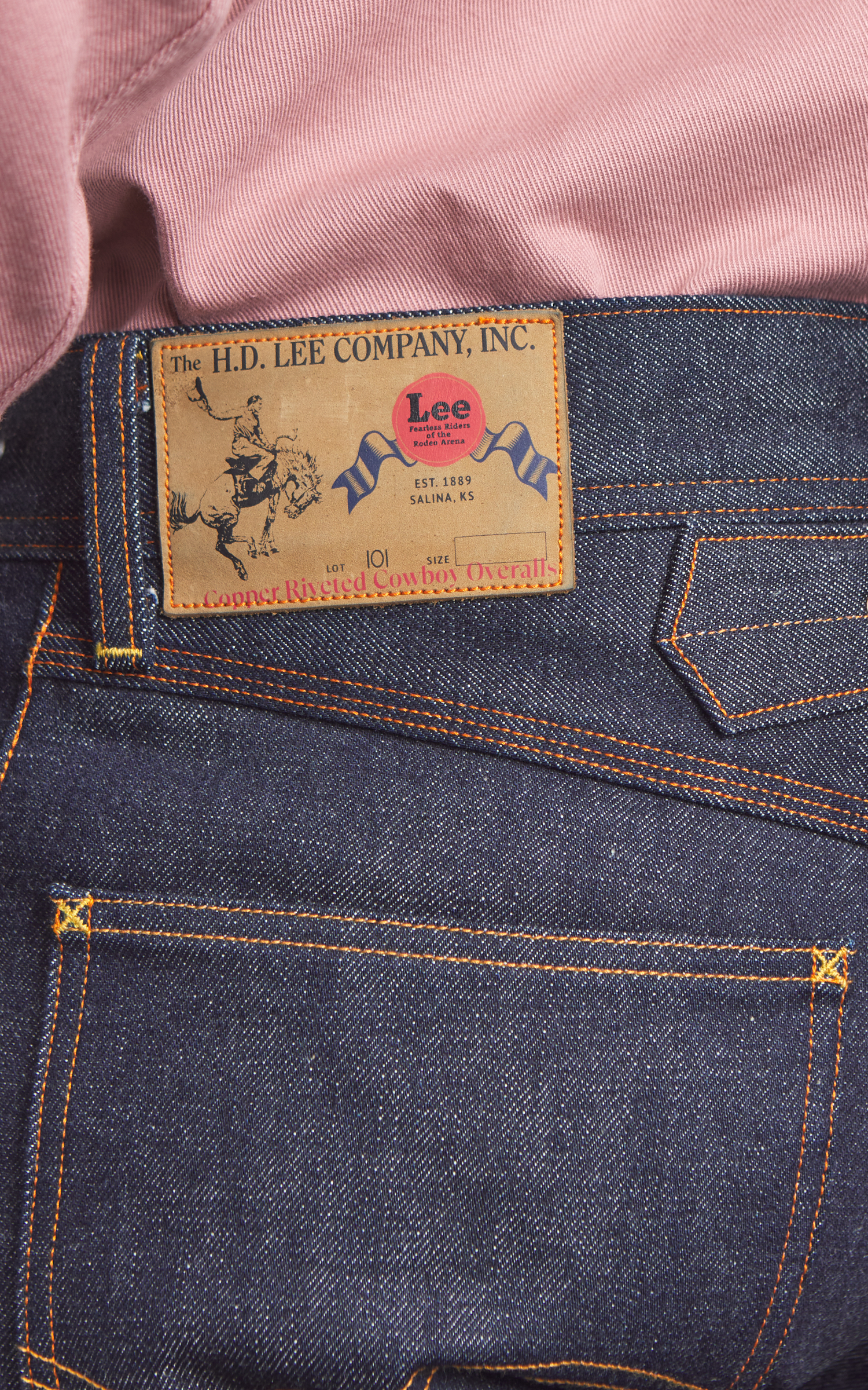 Lee 101 101 Cowboy Pant Dry Selvedge Indigo 15oz | Cultizm