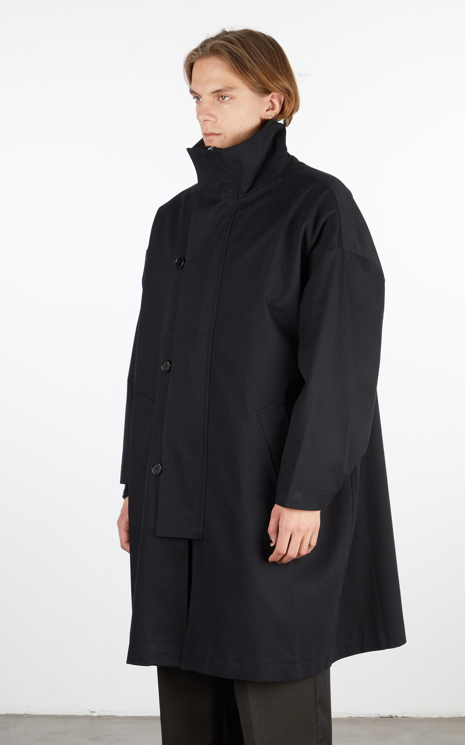 日本代理店正規品 21AW mfpen Johnston Coat ジョンストンコート S 黒 