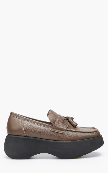 TheOpen Product Tassle Platform Loafer Brown TO213SH002-Brown