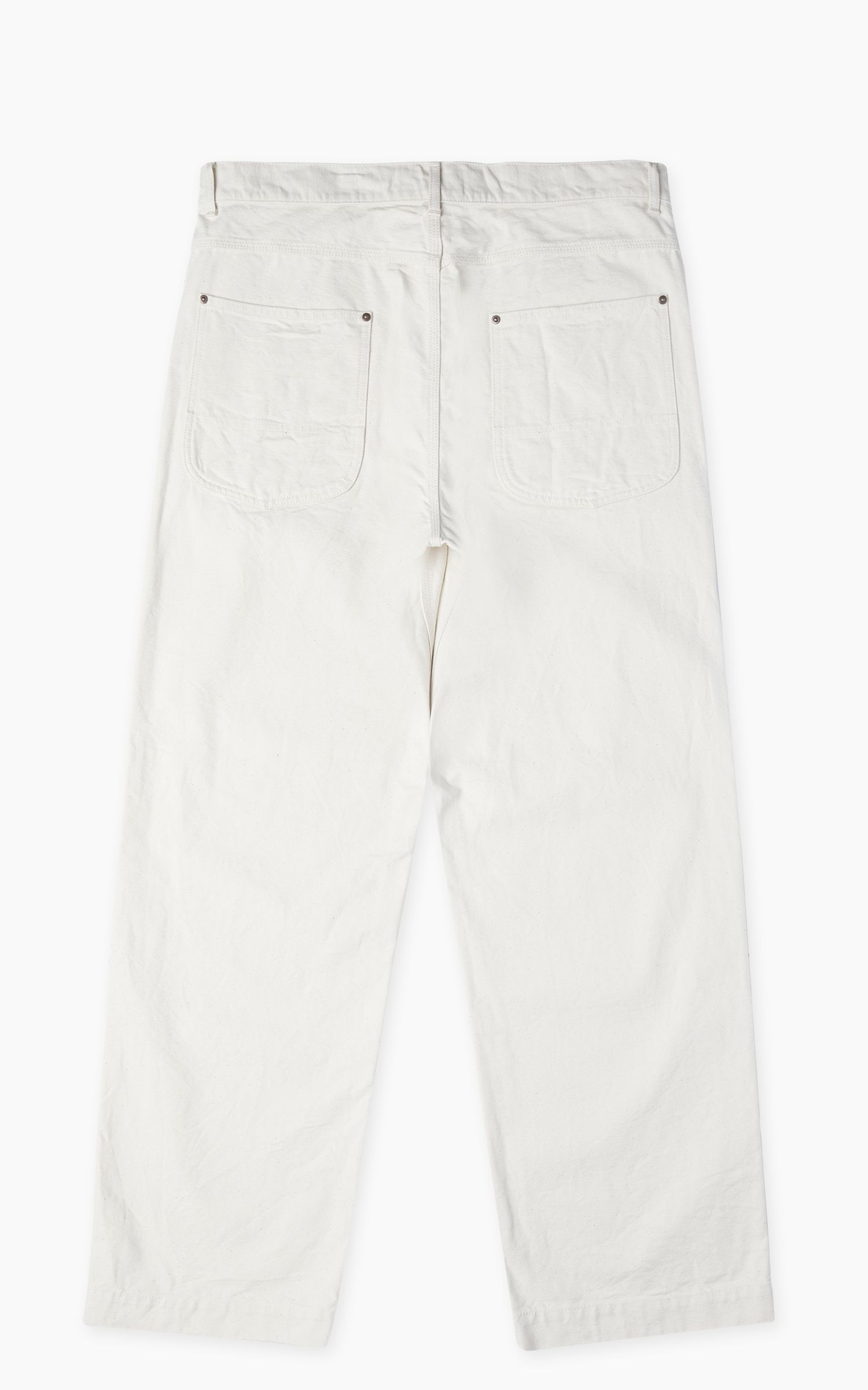 FOB Factory F0530 Cotton Duck Work Pants Ecru | Cultizm