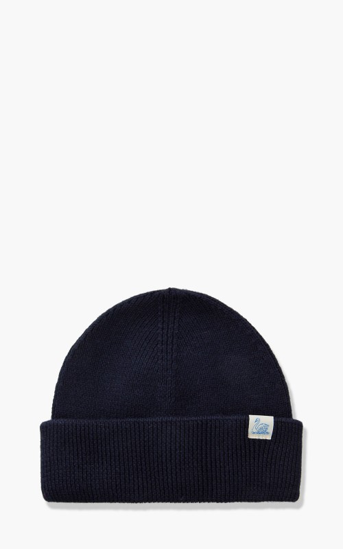 Merz b. Schwanen MWBN05 Merino Beanie Dark Navy