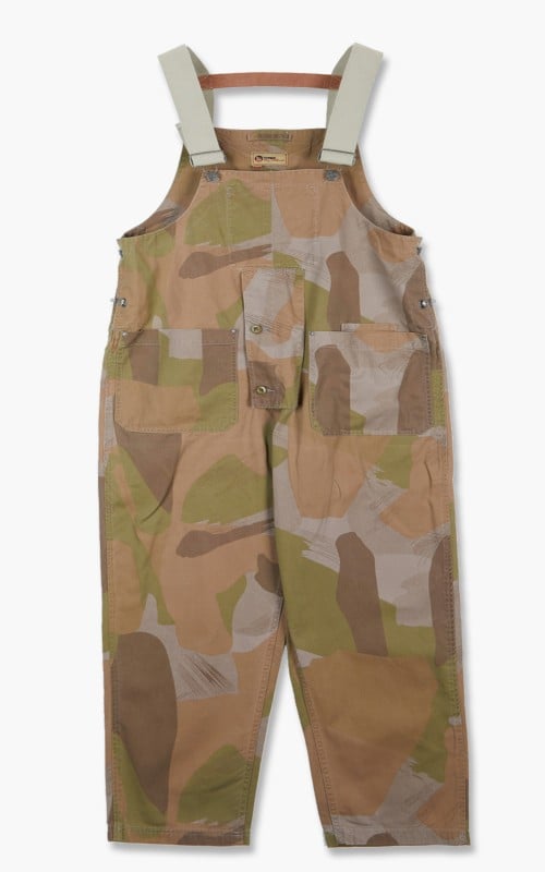 Nigel Cabourn Factory Dungaree Cotton Twill Army Camo