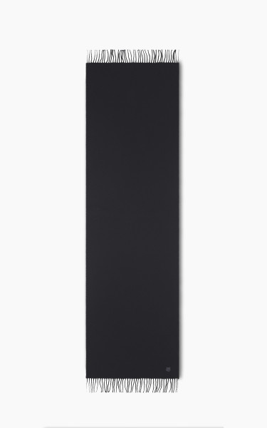 Maison Kitsuné Bold Fox Head Patch Scarf Black/Charcoal