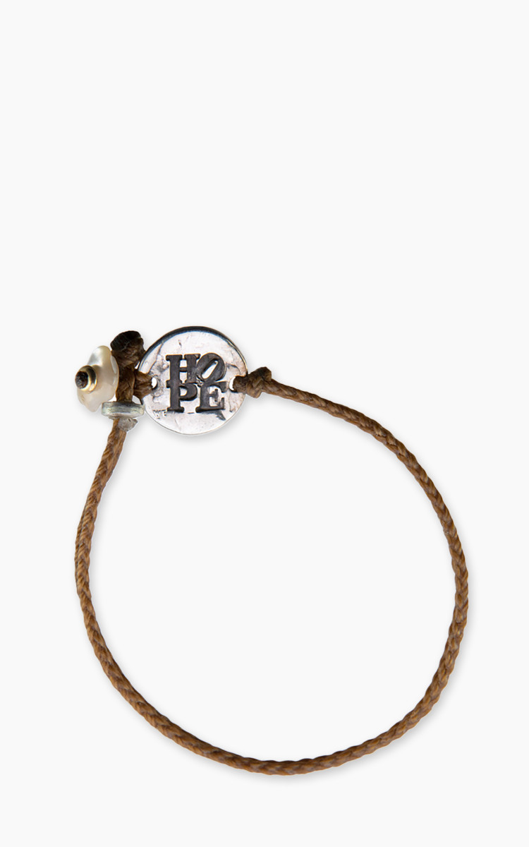 North Works D-815 Bracelet Waxed Silver Coin | Cultizm