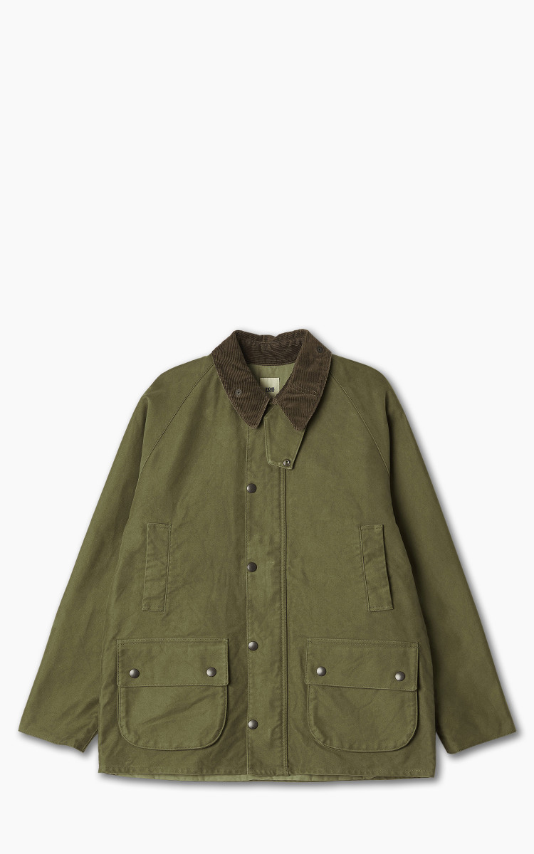 FOB Factory F2361 Moleskin Riding Jacket Olive | Cultizm