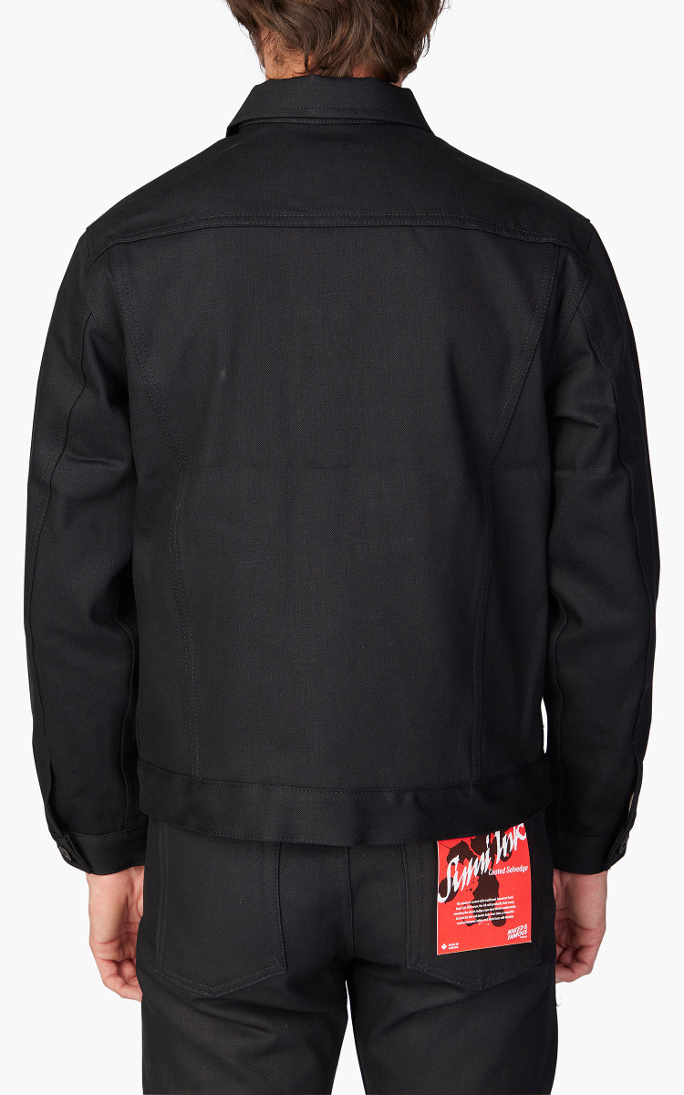 Naked & Famous Denim Denim Jacket Sumi Ink Coated Selvedge