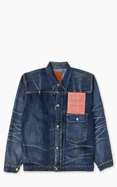 Fullcount 2978D-2107 Type 1 Selvedge Denim Jacket &quot;More Than Just Fear&quot; Indigo Blue