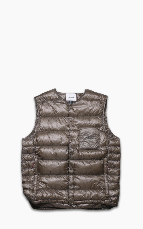 Nanga Inner Down Vest Mocha