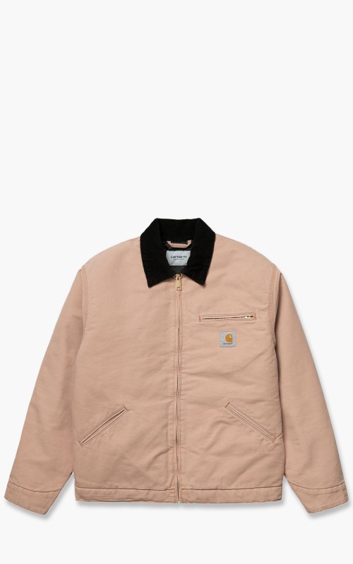 Carhartt WIP OG Detroit Jacket Aged Canvas Dusty Hamilton Brown/Black