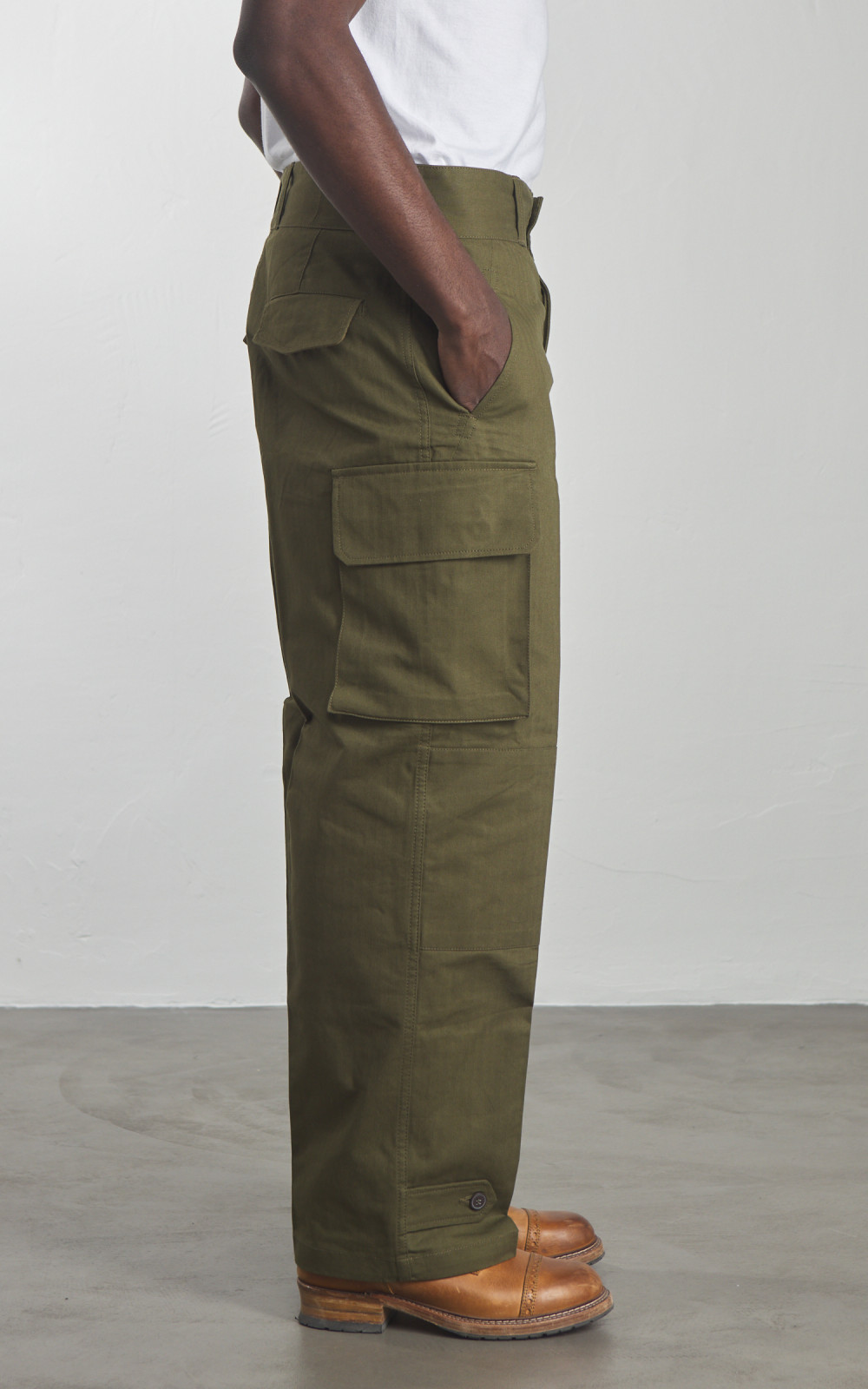 DAN別注 M47 Work Trousers - OLIVE 受注生産】DAN別注 M47 Work Trousers - OLIVE