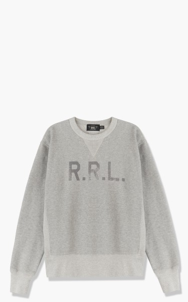 RRL Double V Crewneck Sweatshirt Grey 782857060001