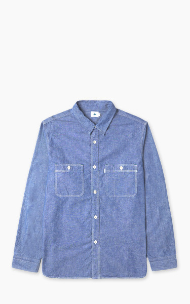 Omoto Denim 5017 High Density Chambray Work Shirt 5.5oz