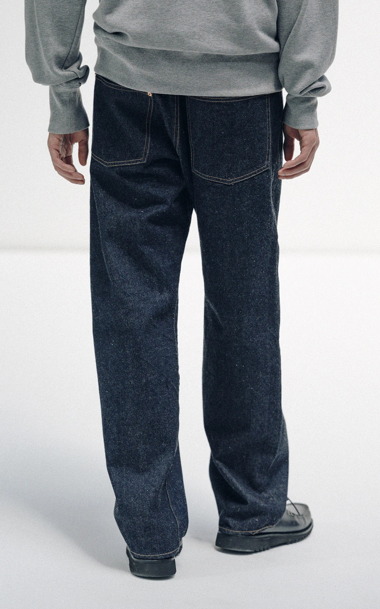 Kaptain Sunshine 1930 Straight Denim Pants One Wash Indigo