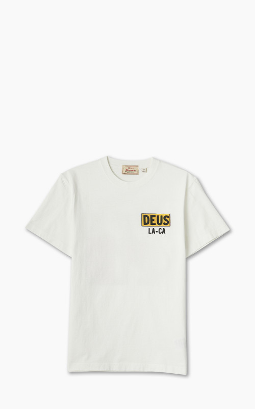 Deus Ex Machina Super Stitious Tee Vintage White