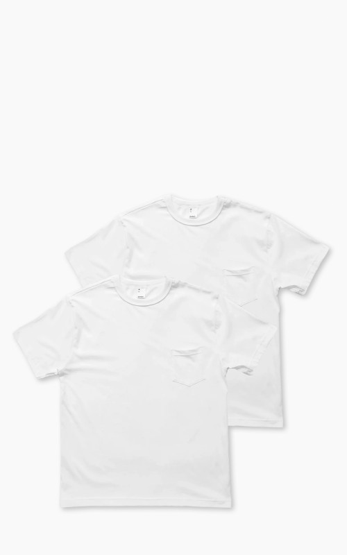 3sixteen Pima Pocket Tee 2 Pack White