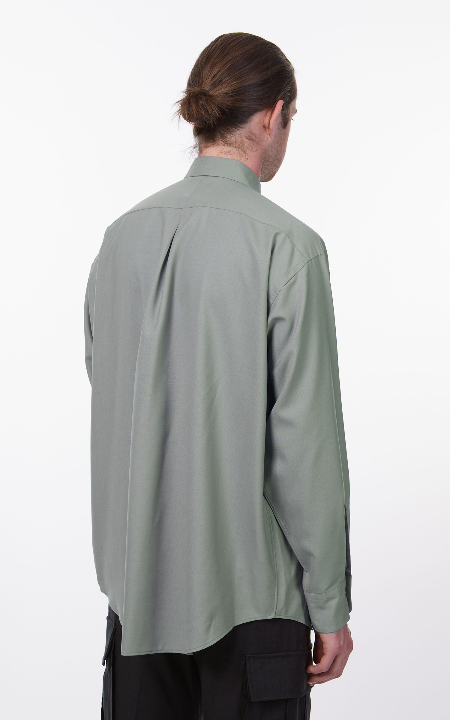 Markaware New Comfort Fit Shirt 120s Tropical Wool Bluegrey | Cultizm