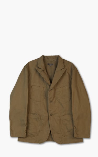 Engineered Garments Bedford Jacket Cotton Herringbone Twill Olive