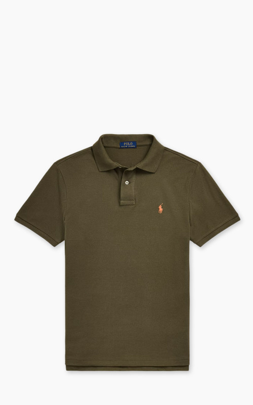 Polo Ralph Lauren Mesh Polo Shirt Canopy Olive