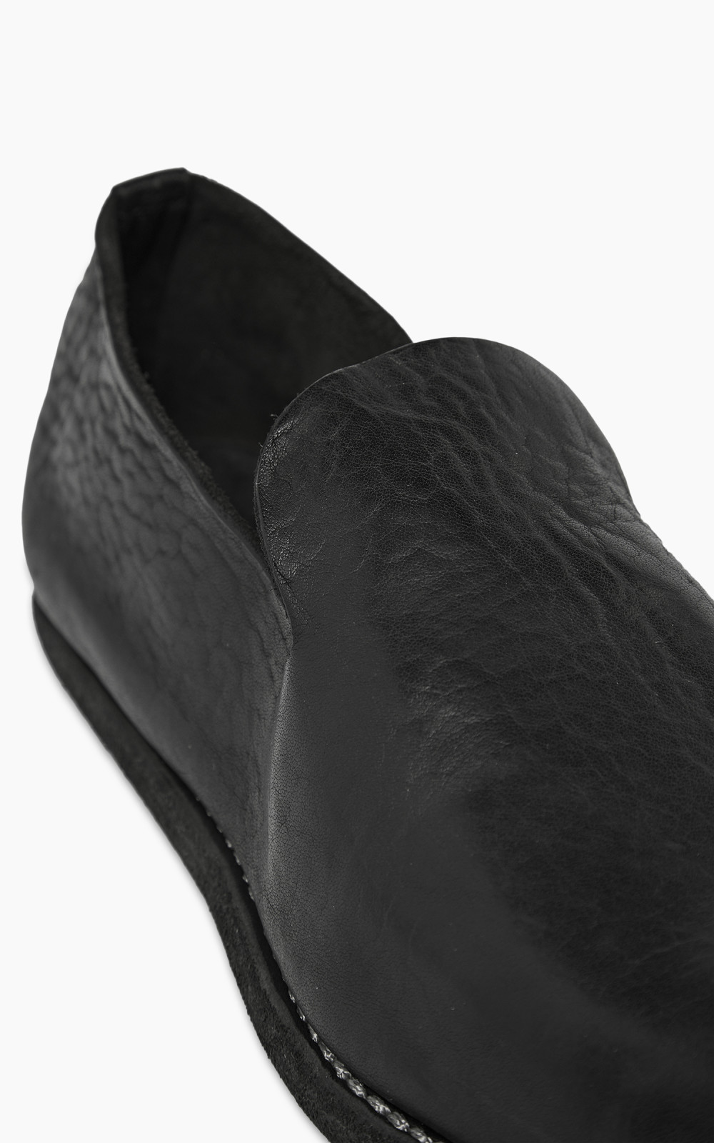 Guidi E28 Slip On Leather Black | Cultizm