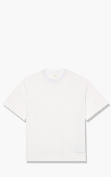 AMI Paris T-Shirt Satin Label White UTS006.701-100