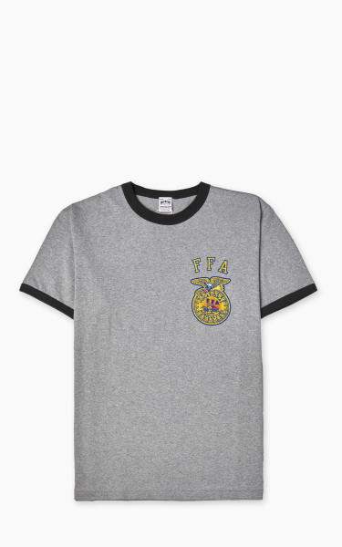 Houston FFA Ringer T-Shirt Grey
