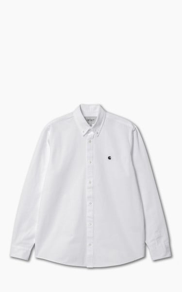 Carhartt WIP L/S Madison Shirt White/Black