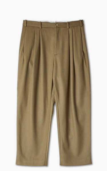 Hed Mayner 6 Pleat Pant Wool Camel
