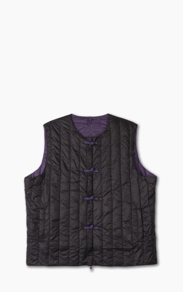 Taion Reversible China Inner Vest Black/Purple