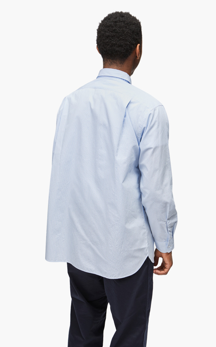 トップス nanamica Regular Collar Wind Shirt S Sax nanamica / ナナミカ | Regular Collar Wind S/S Shirt - Sax