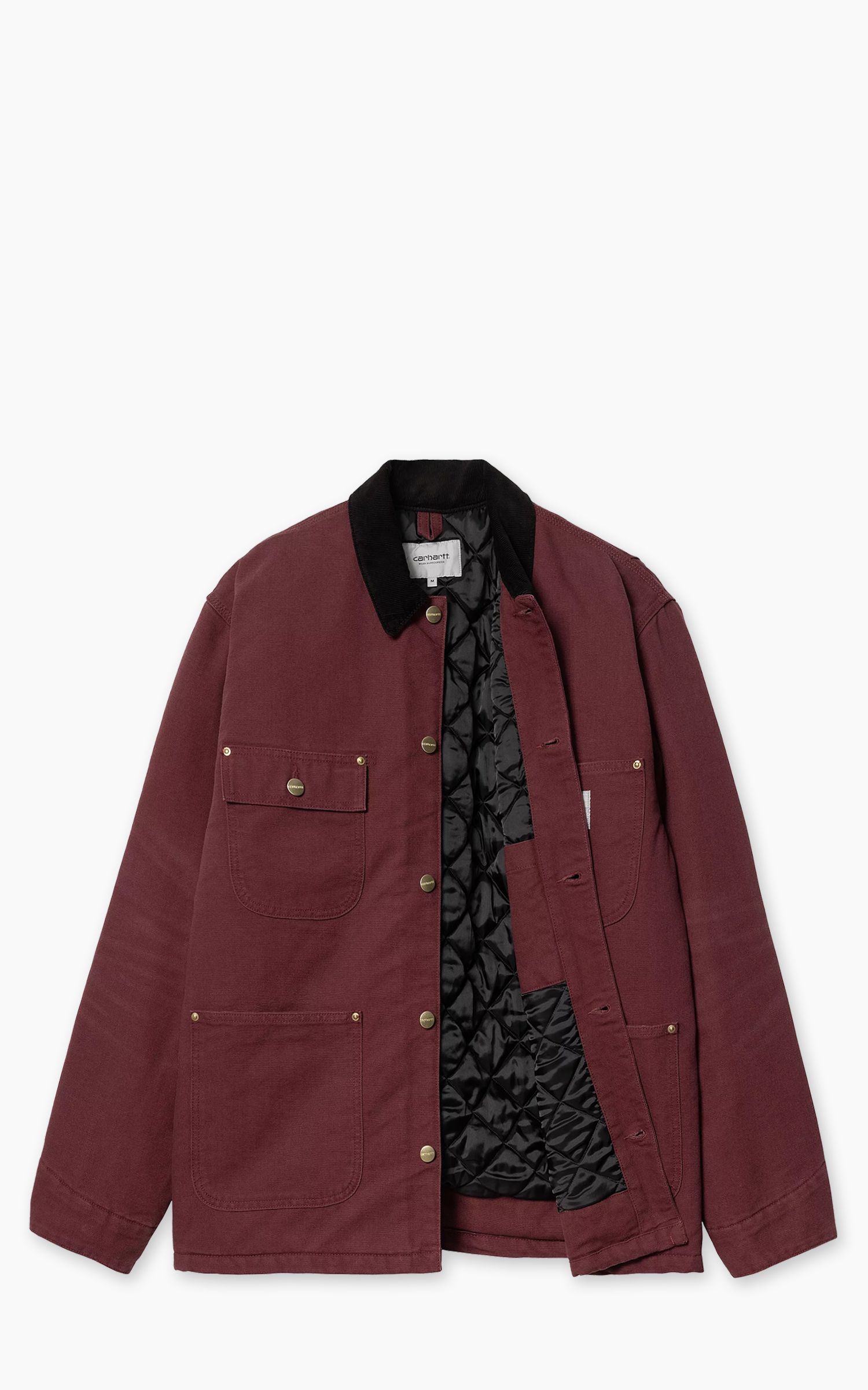 Carhartt WIP OG Chore Coat Aged Canvas Malbec/Black | Cultizm